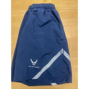 U.S. Air Force Physical Training Shorts Blue 3 Pockets Elastic Waitband Small